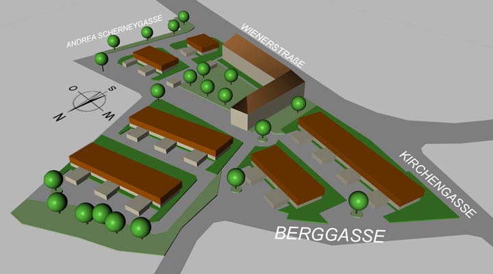 Visualisierung Wohnparkanlage