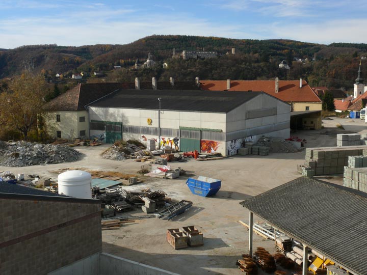 Kloster Innenhof vor der Sanierung